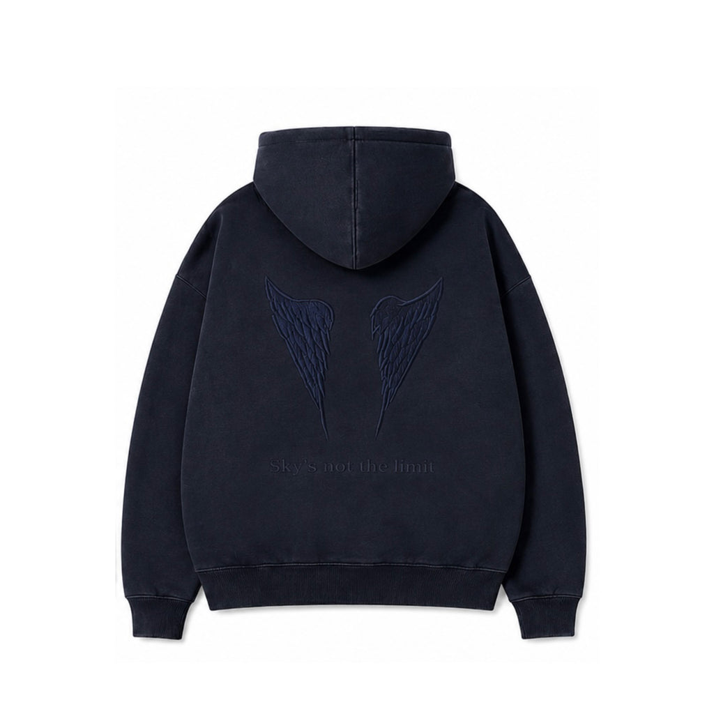 Navy Sky's not the limit hoodie